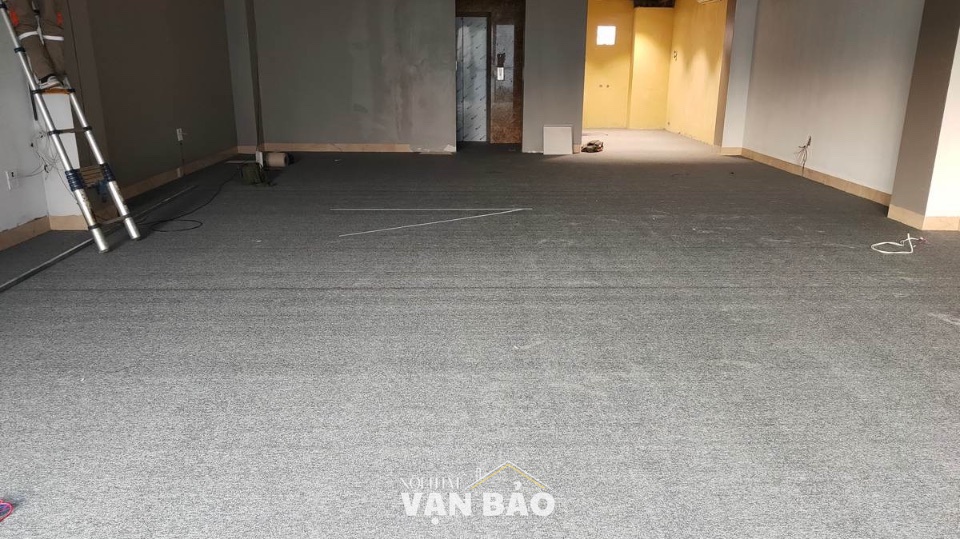Tham van phong mau ghi xam kenli 1