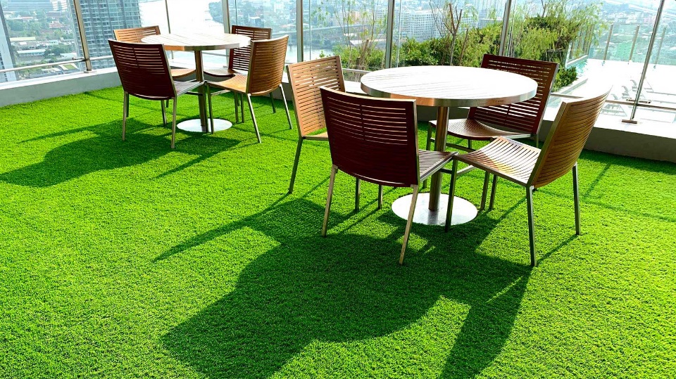 tham co trang tri quan cafe