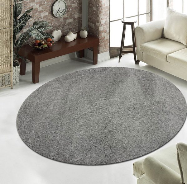 Thảm tròn lông xù T0060R20